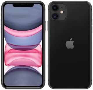 Apple iPhone 11, Totalmente Desbloqueado, 64GB, Negro (Reacondicionado)