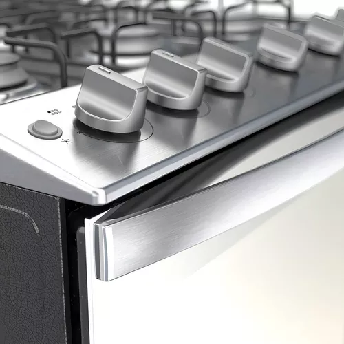 Estufa WhirlpoolWFR3200D con puerta con visor color gris 127V