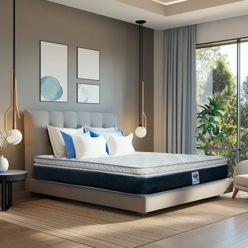 Colchón Spring Air Tecnología Performance Colchón Ortopédico de Firmeza Media 33 cm de Altura