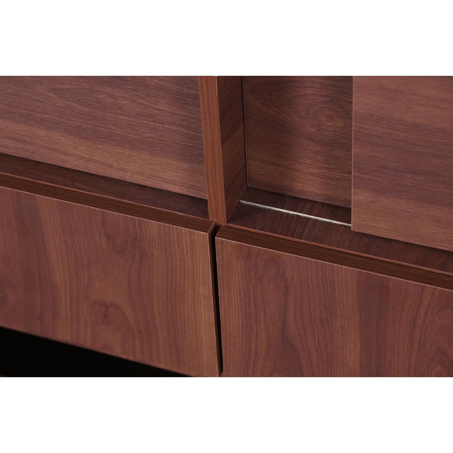 Clóset Maule 4 Puerta(s) 2 Repisa(s) 180x180x51 cm Cerezo