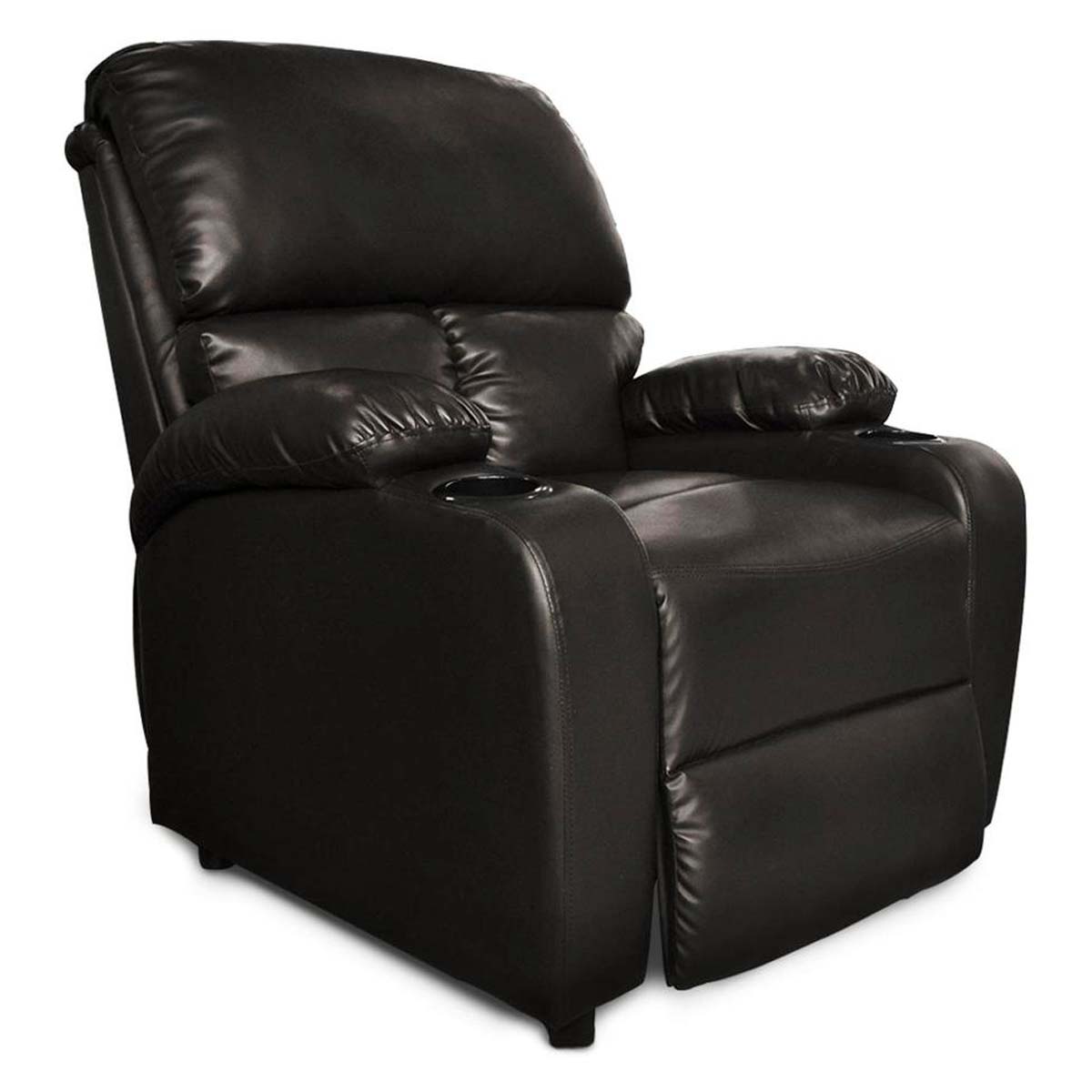 Sillón Midtown Concept Reposet con Porta Vaso Reclinable Café