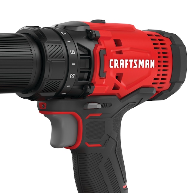 CRAFTSMAN V20 Kit combinado de herramientas eléctricas de 2 herramientas de 20 voltios máx. con estuche blando (2 baterías incluidas y cargador incluido)