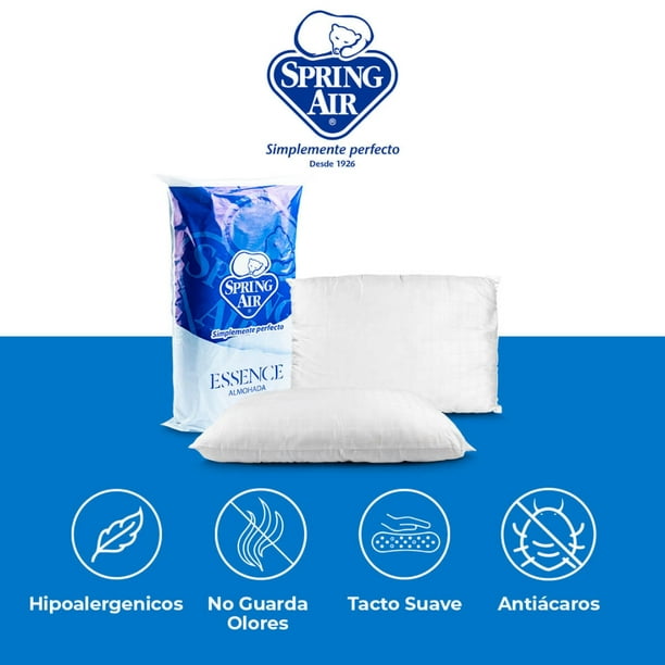 Paquete Colchon Queen Size + 2 Almohadas + Box + Cubre Colchon + Juego de Sabanas Spring Air Smith