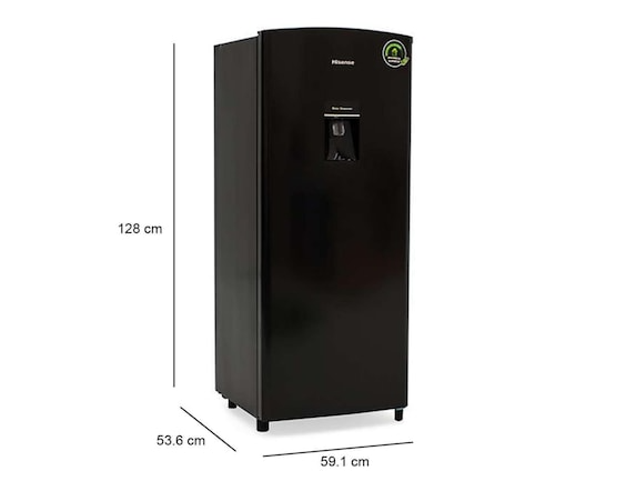 Refrigerador Hisense RR63D6WBX Una Puerta 7 Pies Negro