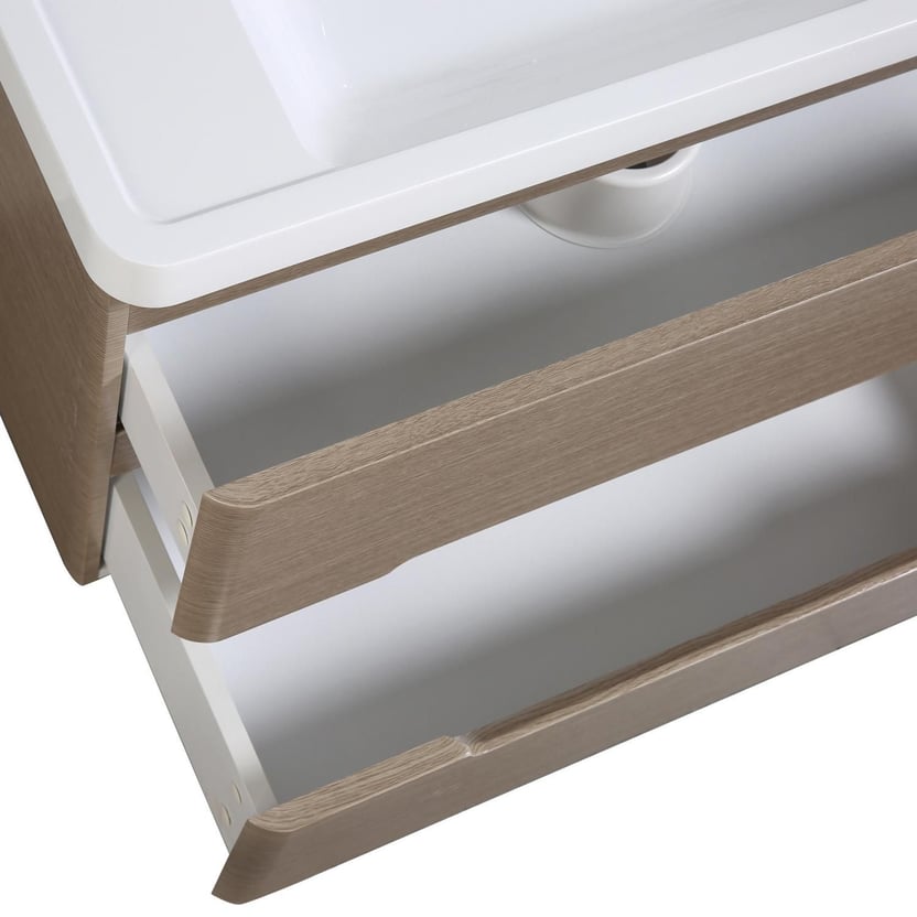 Mueble baño river taupe 80 cm