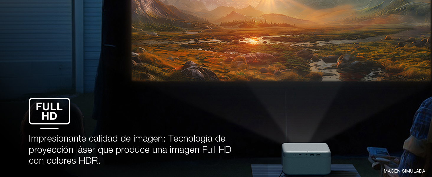 Epson Proyector Smart Portatil EF21 Google Tv