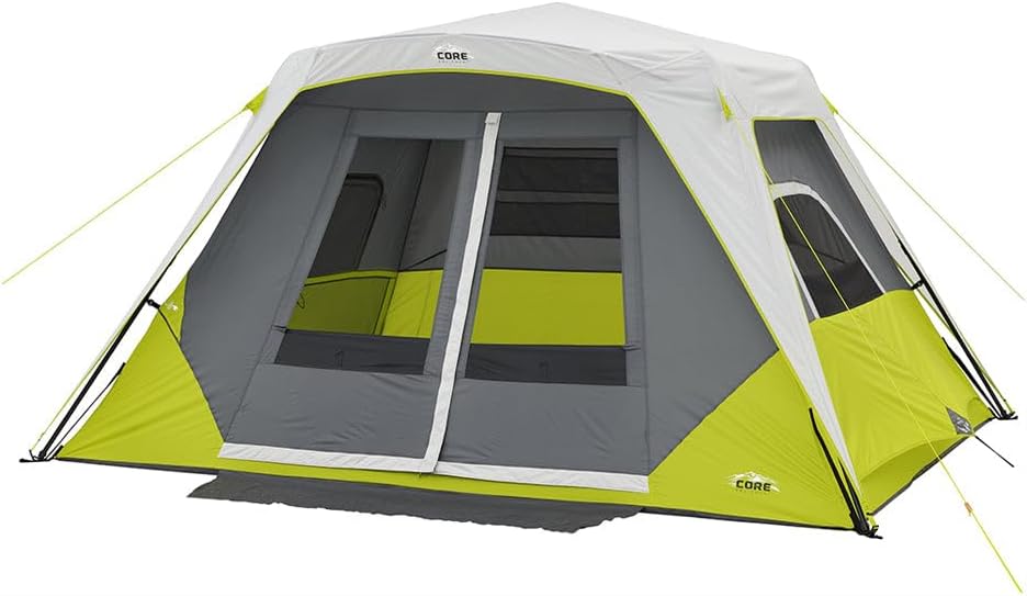 Tienda de campaña básica instantánea para 6 personas (con toldo) ------ Máscara para los ojos