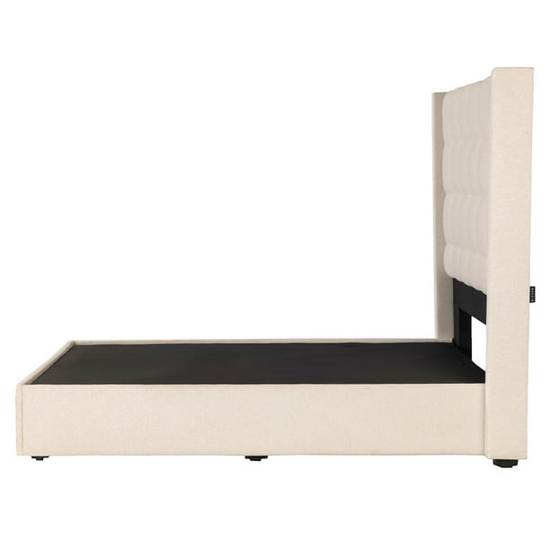 Box Base cama Matrimonial + Cabecera Titan Beige DICASA