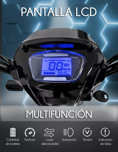 Red V Bicicleta Electrica 500w Pantalla Lcd Bateria 48v 12a