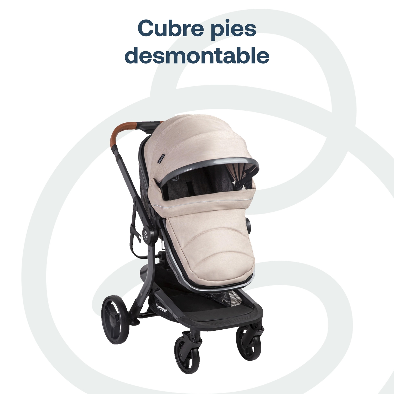 Coche Travel System Taurus Beige Bebesit