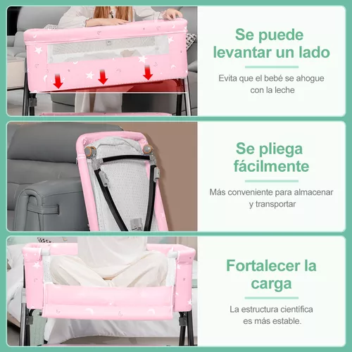 Cuna Moisés Plegable Portátil Mosquitero Bebe Colchon Niños Diseño 