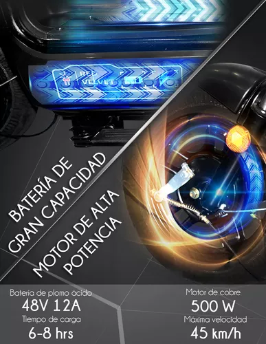 Red V Bicicleta Electrica 500w Pantalla Lcd Bateria 48v 12a