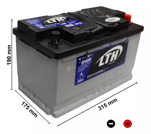 Bateria De Gel Lth Agm 12v 850 Amperes Modelo L-94r-850