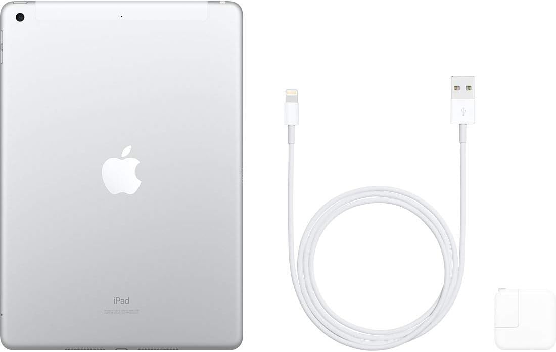 Apple iPad, 10.2 pulgadas, Wi-Fi, último modelo, , Wi-Fi, Gris espacial, 32 GB SSD(Reacondicionado)