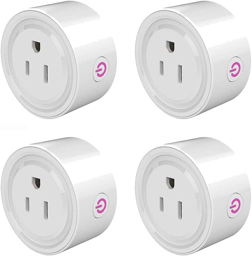 E T EASYTAO | Wifi Smart Plug Paquete de 2, Enchufe Inteligente, Toma de Corriente Inalámbrica Compatible con Amazon Alexa, Google Home y IFTTT,Control Remoto via APP los Dispositivos Eléctricos