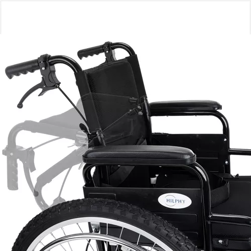 Silla De Ruedas Todo Terreno Extra Resistente Frenos De Lujo