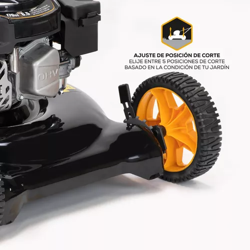 Podadora A Gasolina Poulan Pro 21p 3en1 170cc 6.5 5pos 11x8 Color Negro y Amarillo