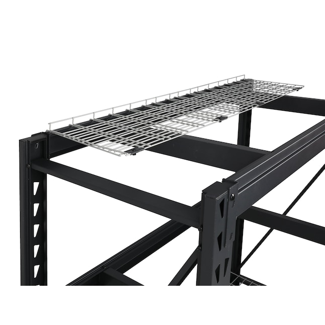 Estantería utilitaria de 4 niveles de acero empernado Kobalt de alta resistencia (77 pulgadas de ancho x 24 pulgadas de profundidad x 72 pulgadas de alto), (capacidad de 1500 libras por estante)