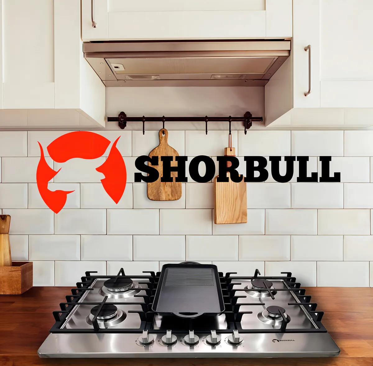 Estufa Parrilla 5 Quemadores Acero Inoxidable Comal Incluido Color Plateado