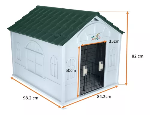 Casa Para Perro Mascoamigo Para Razas Grandes 98x84x82 Cm