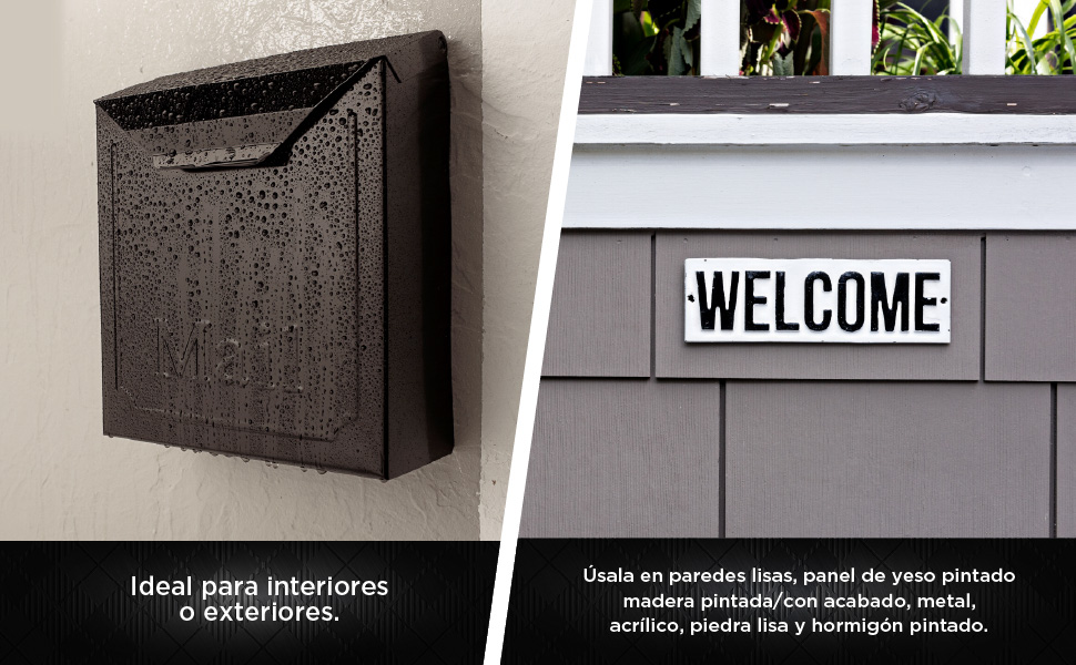 Middle Banner que indica donde aplicar la cinta Scotch-Mount Extrema