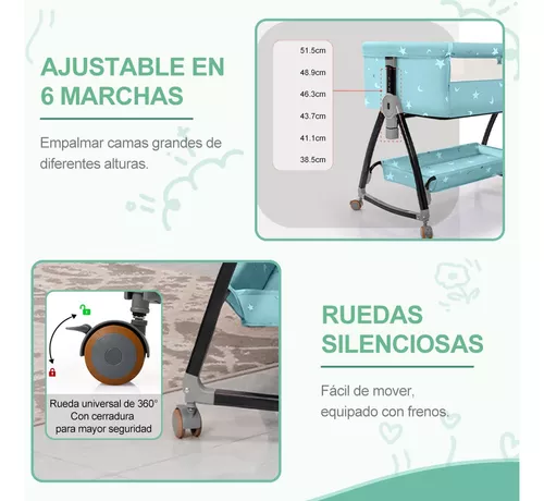 Cuna Moisés Plegable Portátil Mosquitero Bebe Colchon Niños Diseño 