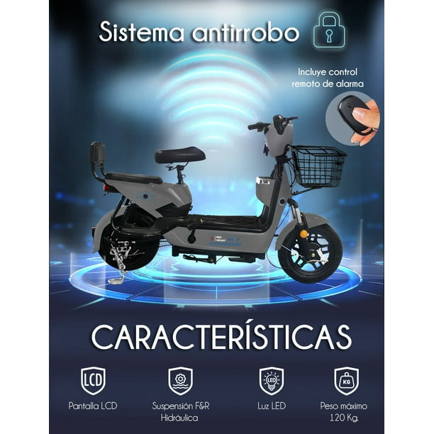 Red V Bicicleta Electrica 500w Pantalla Lcd Bateria 48v 12a