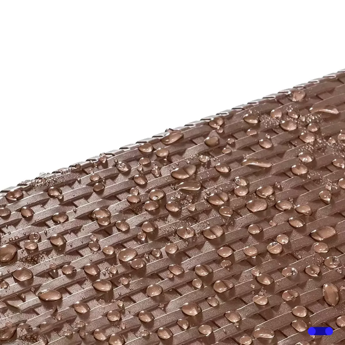 Mesa Plegable De Plástico 1.80 Metros Rattan Z - T9728 Color Marrón