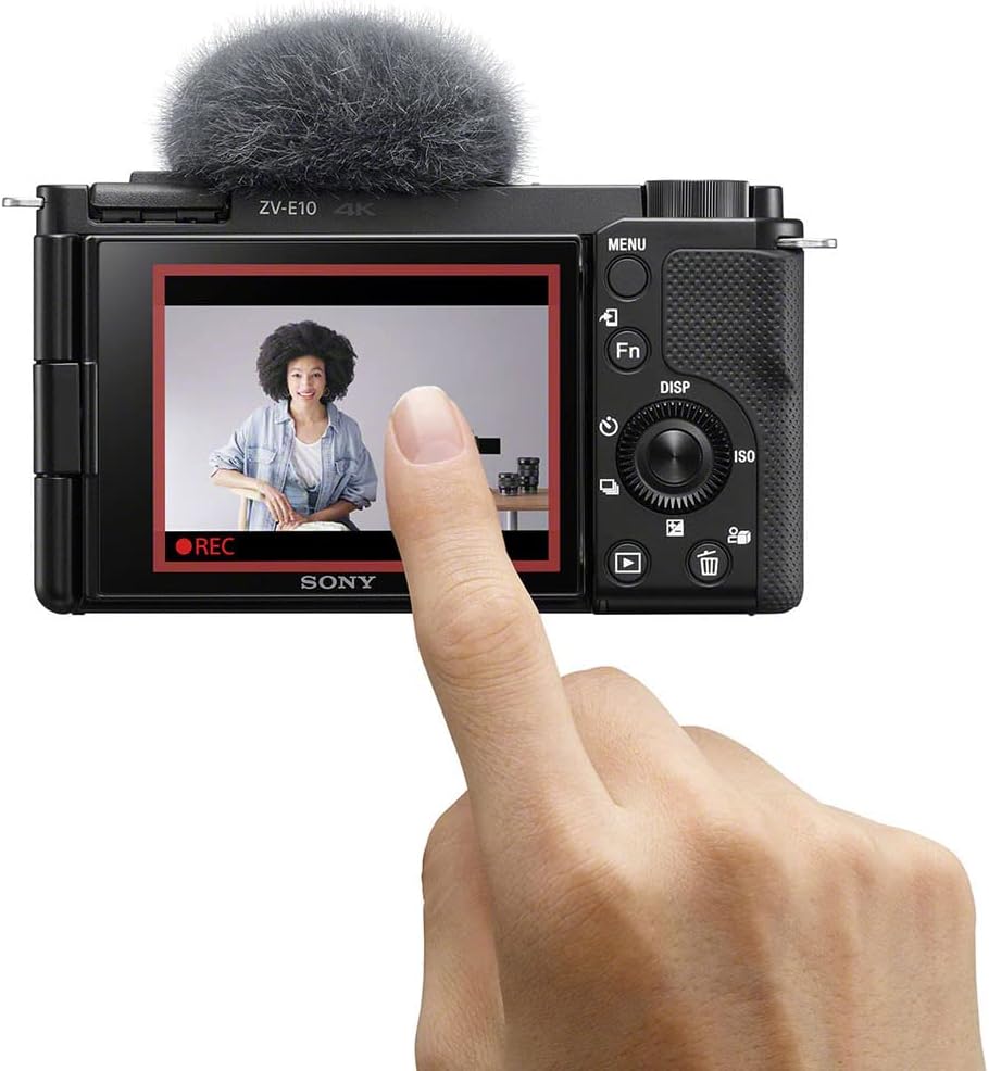 Sony Alpha Cámara Vlogging mirrorless de Lentes Intercambiables Sensor APS-C con Lente Zoom 16-50 mm f/3.5-5.6 I ZV-E10