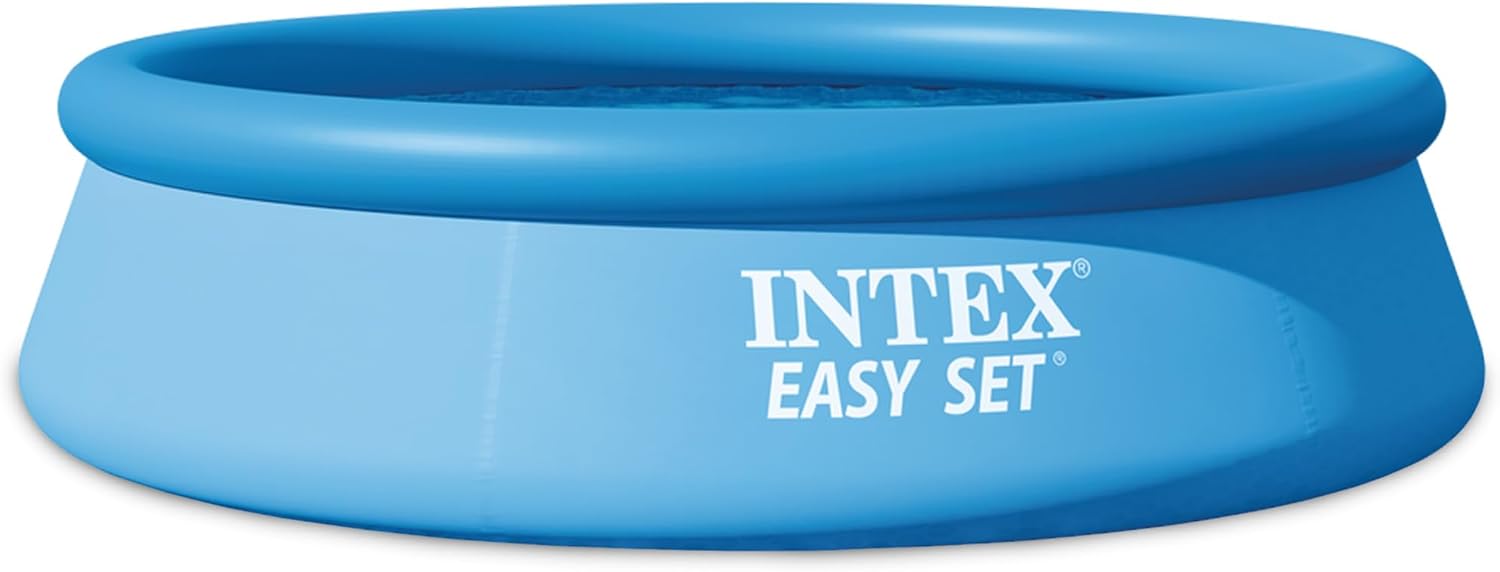 INTEX 28120EH - Piscina Inflable de fácil Juego: 10 pies x 30 Pulgadas, Material Resistente a Las Perforaciones, inflado rápido, Capacidad de 1018 galones – 23 Pulgadas de Profundidad de Agua