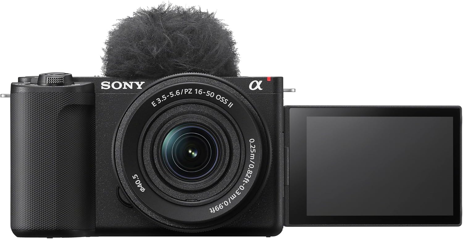 Sony Alpha Cámara Vlogging mirrorless de Lentes Intercambiables Sensor APS-C con Lente Zoom 16-50 mm f/3.5-5.6 I ZV-E10