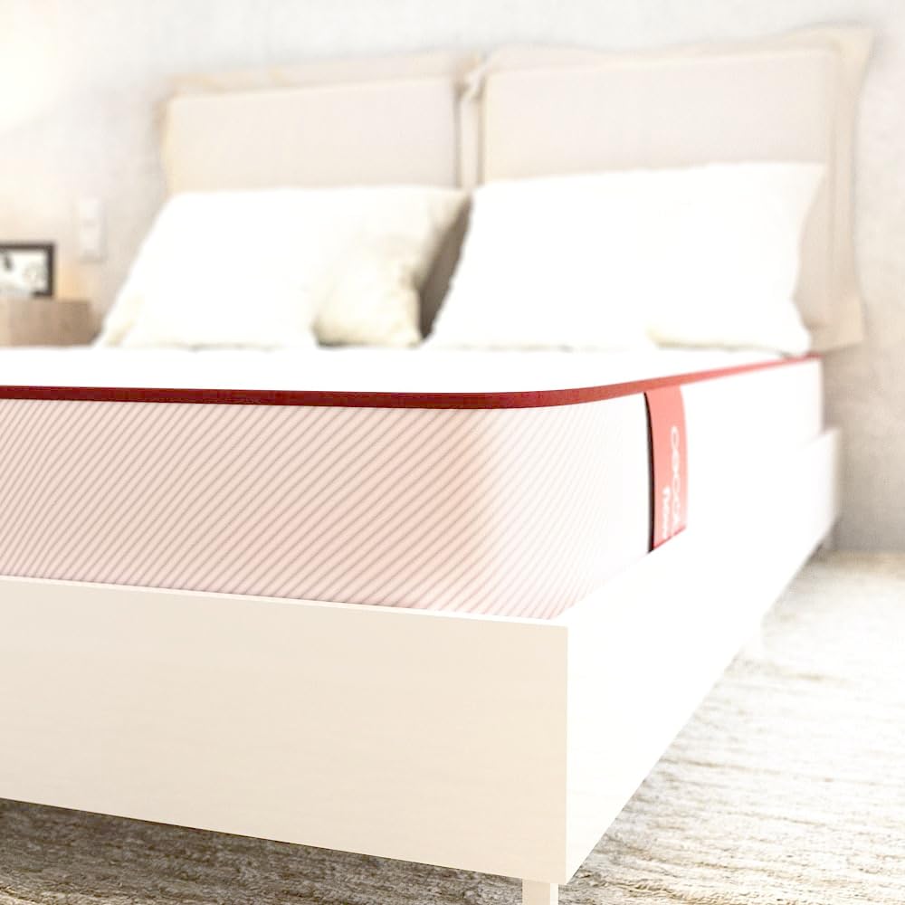 Cecotec Colchón Viscoelástico Flow PureVital 1900 Medida 90x190. Multicapa, Altura 21cm, Firmeza Alta, Núcleo FoamVital, Doble Cara Dual System para Invierno y Verano