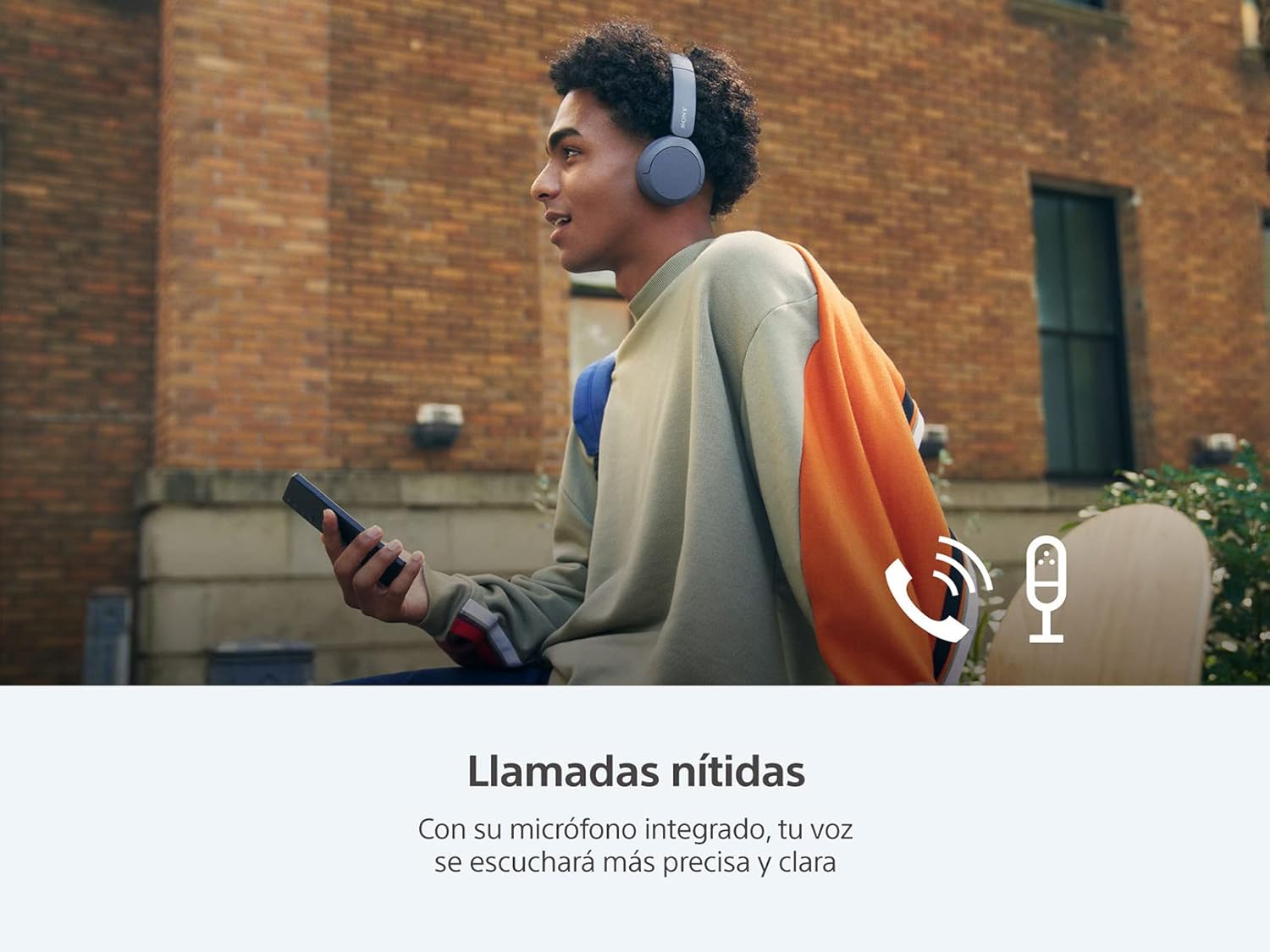 Sony Audífonos inalámbricos on-Ear WH-CH520 hasta 50 Horas de duración de batería