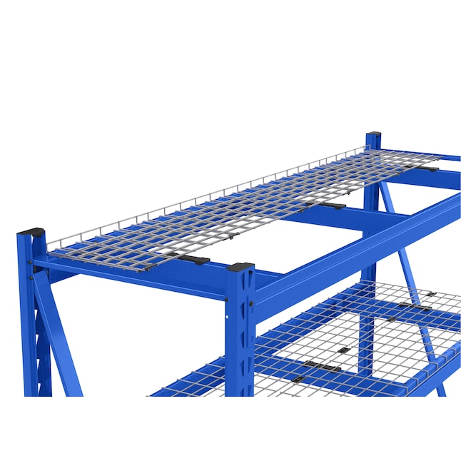 Estantería utilitaria de 4 niveles de acero empernado Kobalt de alta resistencia (77 pulgadas de ancho x 24 pulgadas de profundidad x 72 pulgadas de alto), (capacidad de 1500 libras por estante)