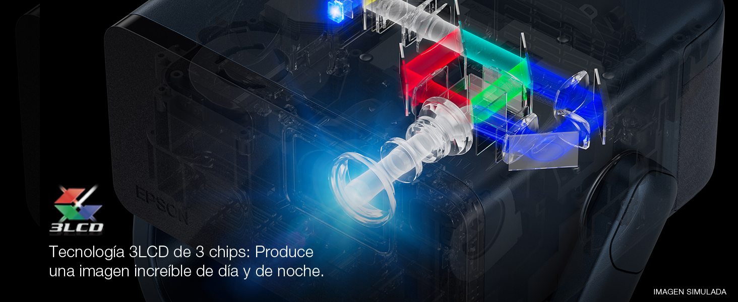 Epson Proyector Smart Portatil EF21 Google Tv