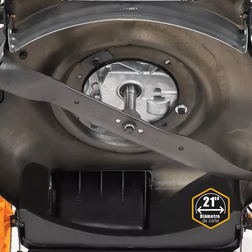 Podadora A Gasolina Poulan Pro 21p 3en1 170cc 6.5 5pos 11x8 Color Negro y Amarillo