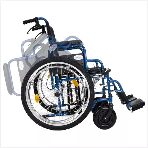 Silla De Ruedas Todo Terreno Extra Resistente Frenos De Lujo