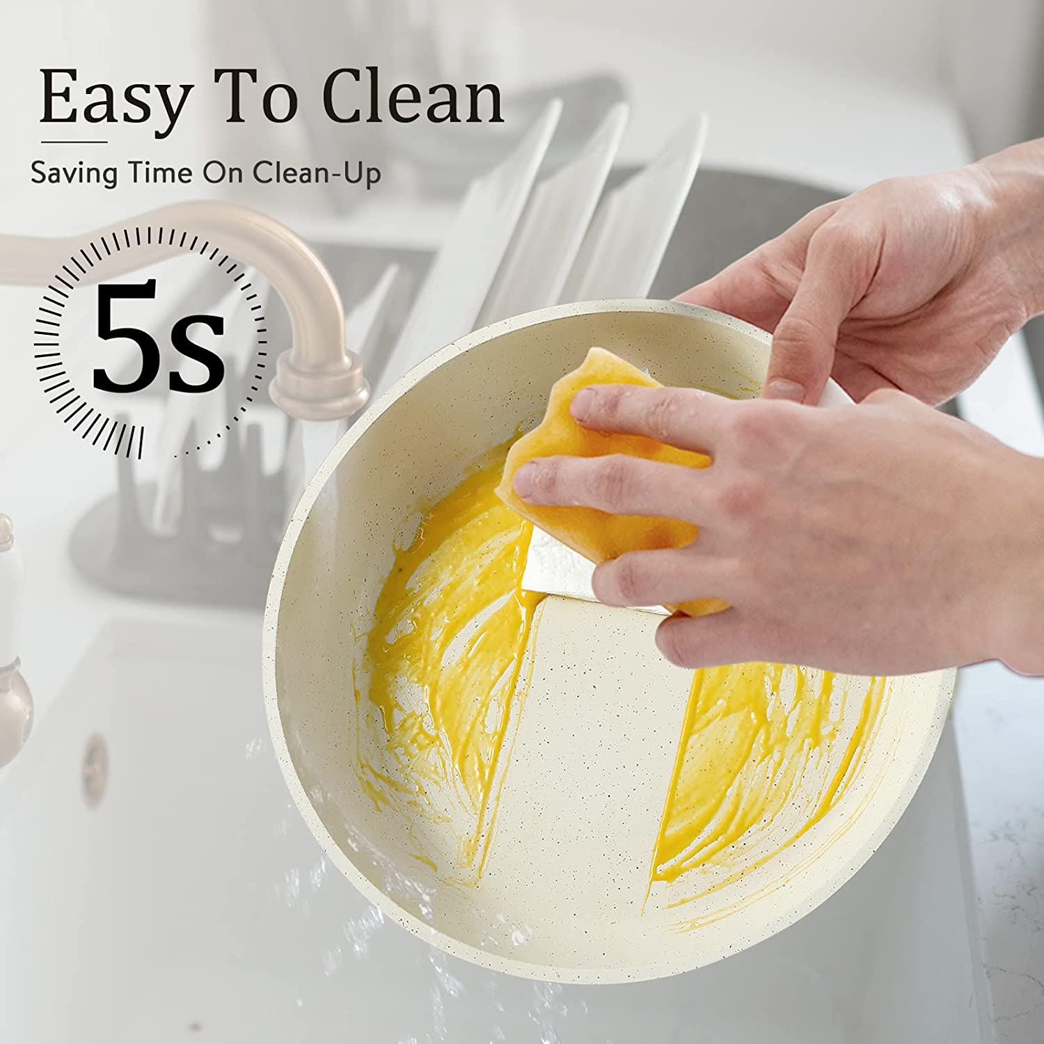 Juego de ollas y sartenes de 11 piezas., Nonstick Cookware Set Detachable Handle, Induction Kitchen Cookware Sets Non Stick with Removable Handle, RV Cookware Set, Oven Safe