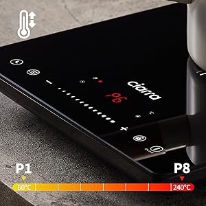 8 niveles de potencia