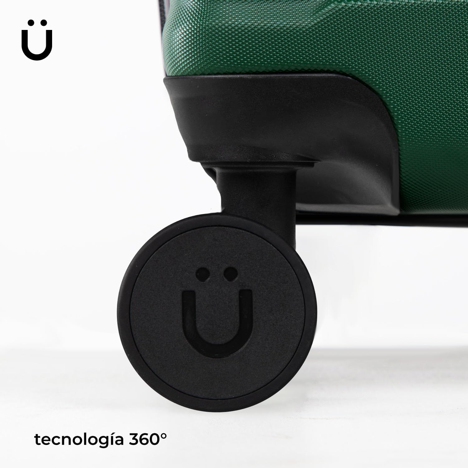 RUMBO | Juego de Maletas De Viaje Rígidas 4 Pzas – Maletas ABS Resistente Gris Plata – Ruedas Giratorias 360°