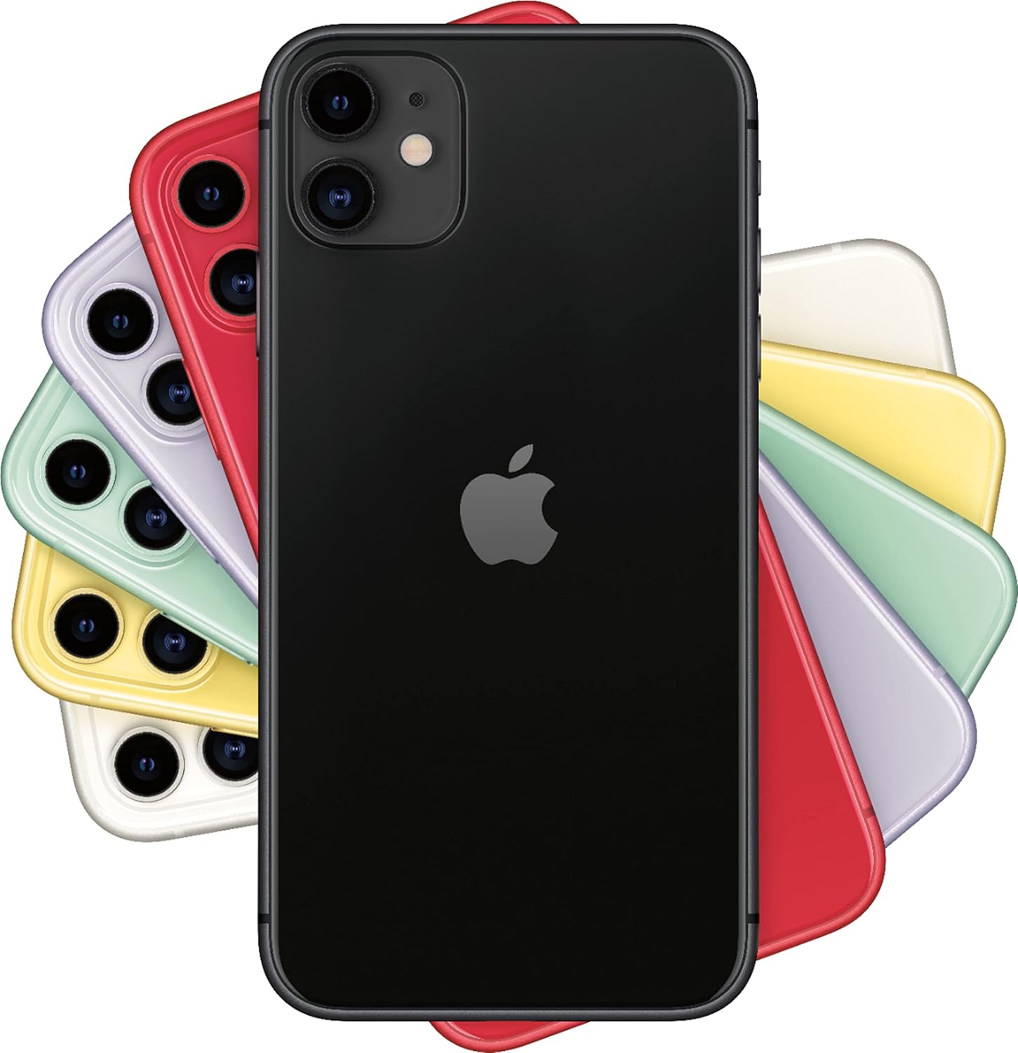 Apple iPhone 11, Totalmente Desbloqueado, 64GB, Negro (Reacondicionado)