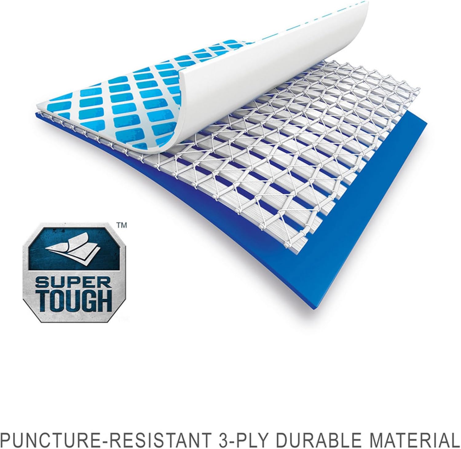 Intex 28201EH - Juego de Piscina sobre el Piso con Marco de Metal, 10 pies x 30 Pulgadas, Incluye Bomba de Filtro de Cartucho de 330 GPH, Material Resistente a Las Perforaciones, Resistente al óxido,