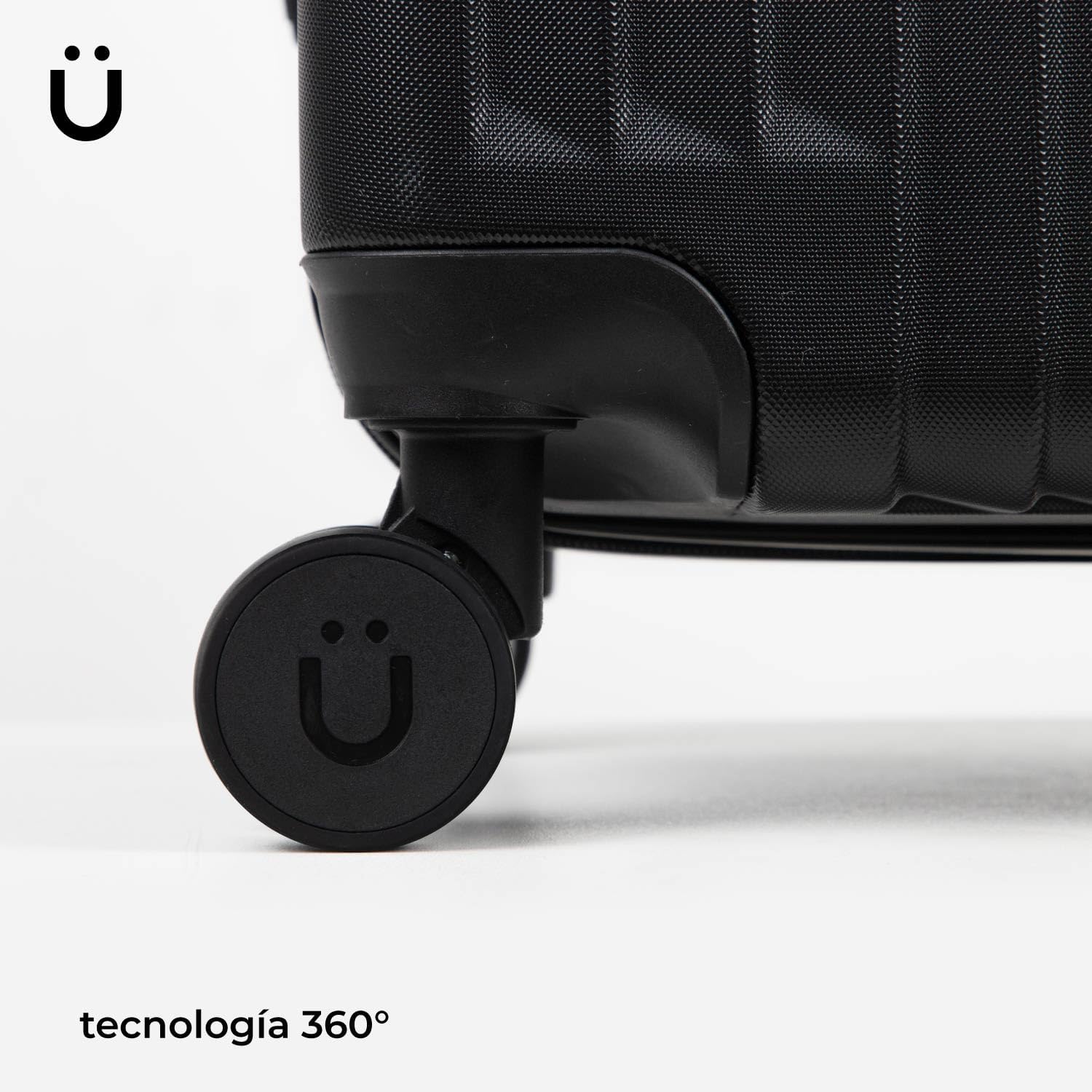 RUMBO | Juego de Maletas De Viaje Rígidas 4 Pzas – Maletas ABS Resistente Gris Plata – Ruedas Giratorias 360°