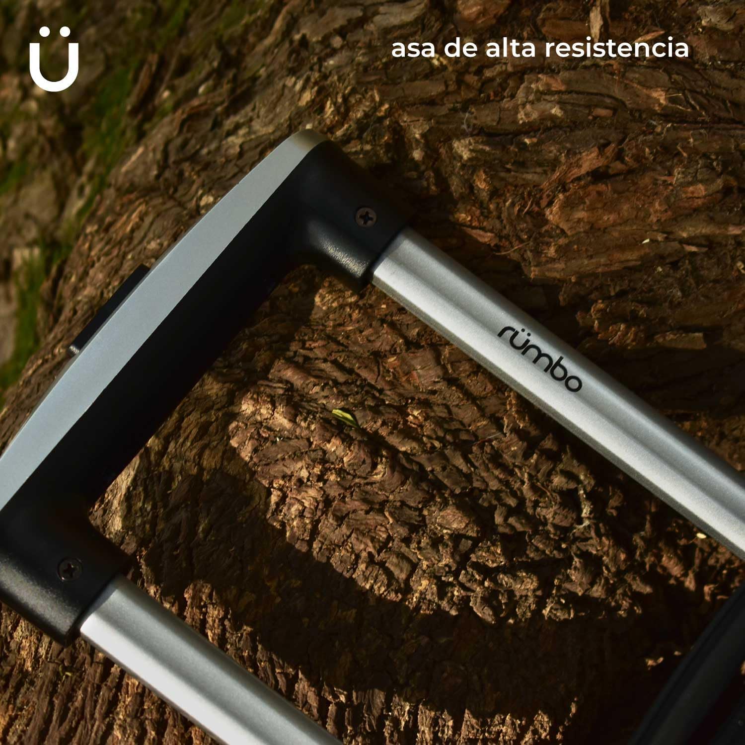 RUMBO | Juego de Maletas De Viaje Rígidas 4 Pzas – Maletas ABS Resistente Gris Plata – Ruedas Giratorias 360°