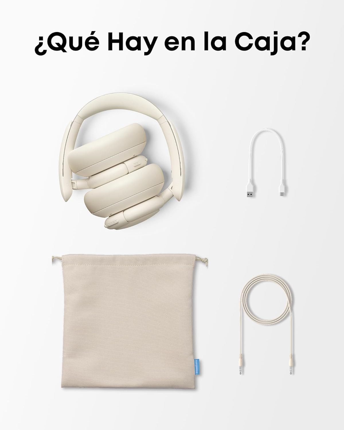 Soundcore Anker Life Q30 Audífonos Inalámbricos Diadema, Bluetooth, Cancelación de Ruido Multimodo, Alta Resolución, 44H, Carga Rápida, Almohadillas Suaves