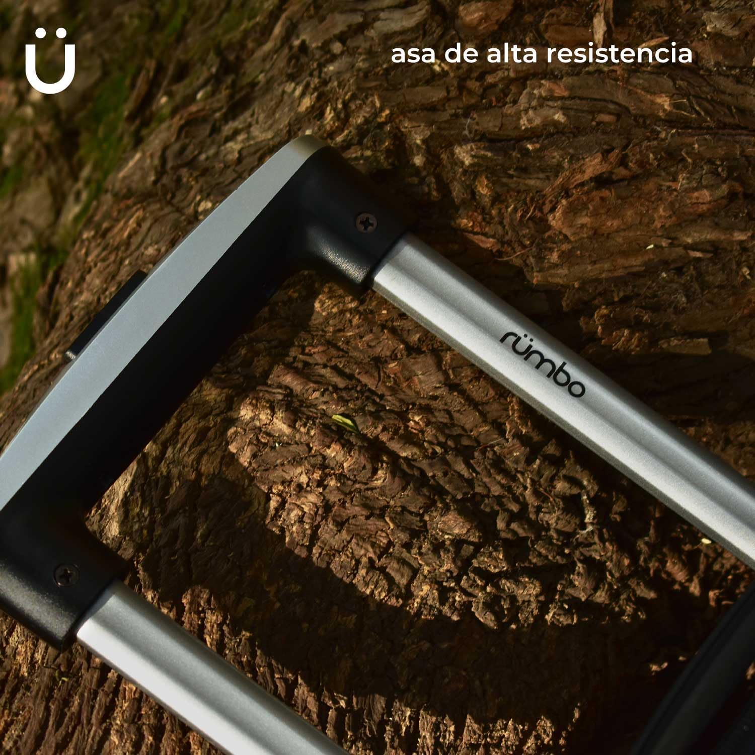 RUMBO | Juego de Maletas De Viaje Rígidas 4 Pzas – Maletas ABS Resistente Gris Plata – Ruedas Giratorias 360°