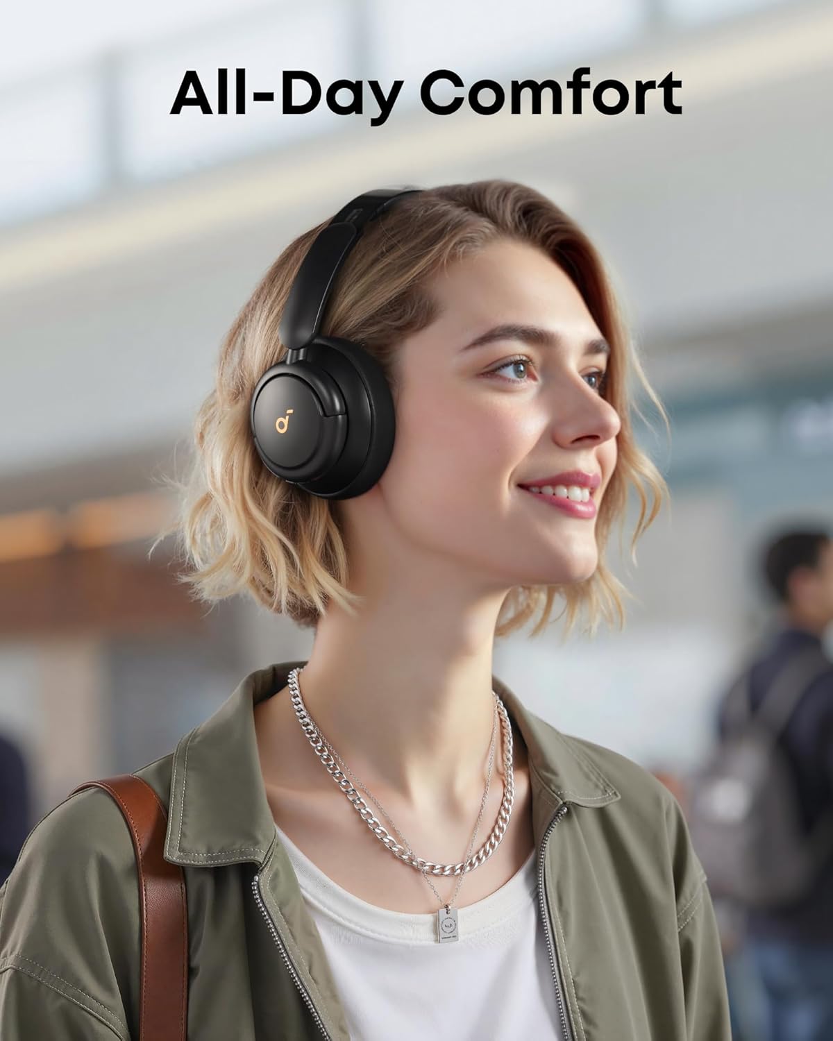 Soundcore Anker Life Q30 Audífonos Inalámbricos Diadema, Bluetooth, Cancelación de Ruido Multimodo, Alta Resolución, 44H, Carga Rápida, Almohadillas Suaves