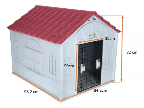 Casa Para Perro Mascoamigo Para Razas Grandes 98x84x82 Cm