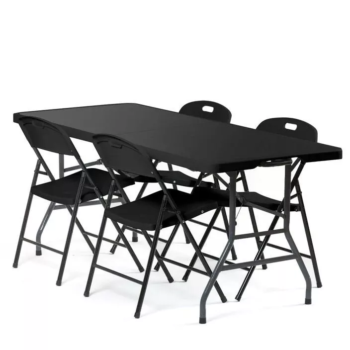 La mesa rodante y 4 sillas COMBO