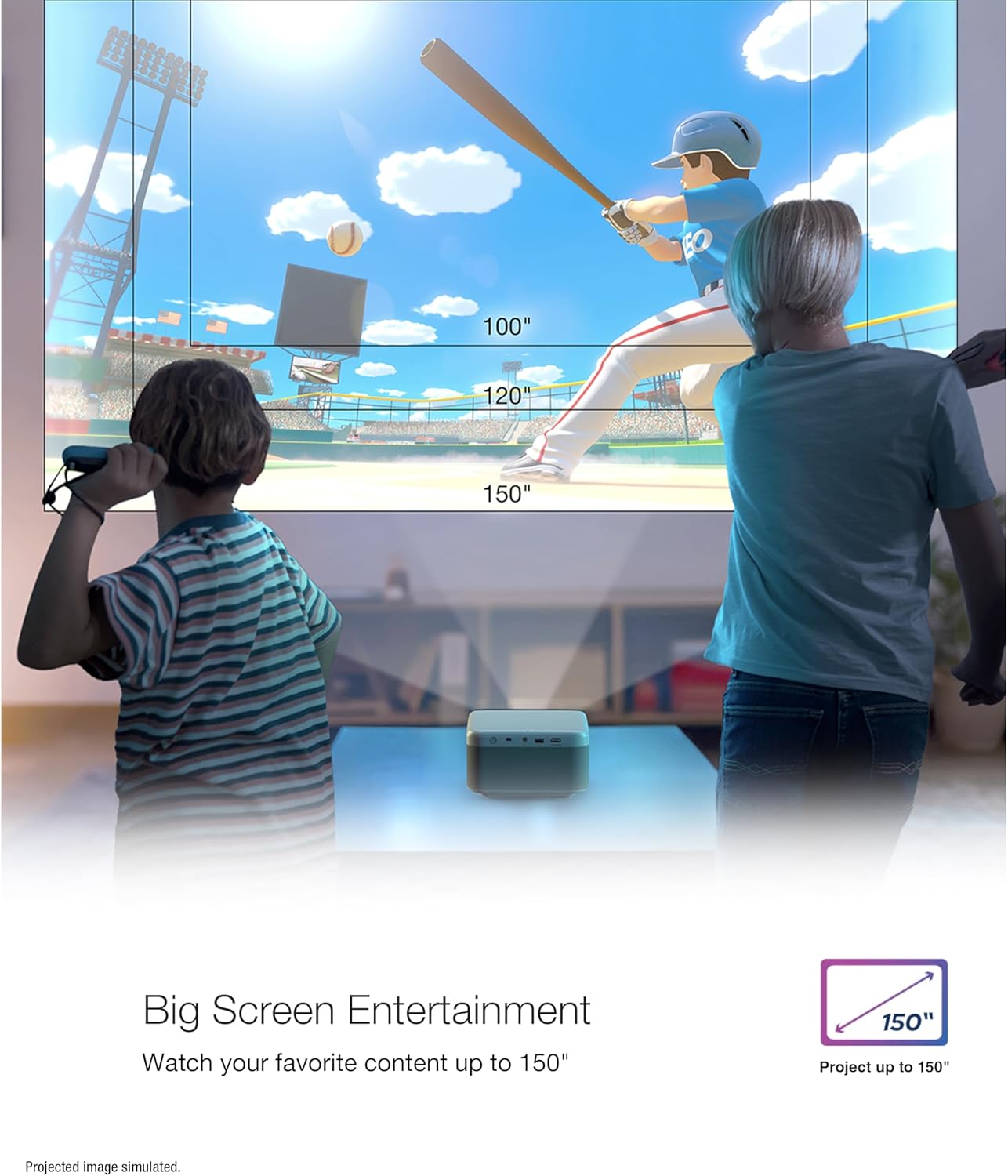 Epson EpiqVision Mini EF21 Proyector láser Inteligente portátil, 1000 lúmenes, FHD 1080p HDR, 3 Chips 3LCD, Google TV, Netflix, Altavoces estéreo, Cine en casa